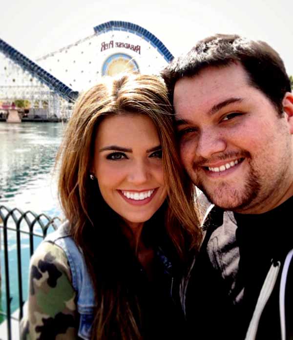 Image of Wolfgang Van Halen with his girlfriend Andraia Allsop