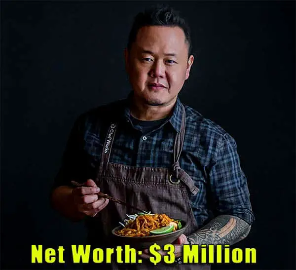 Image of Chef, Jet Tila net worth is $3 million