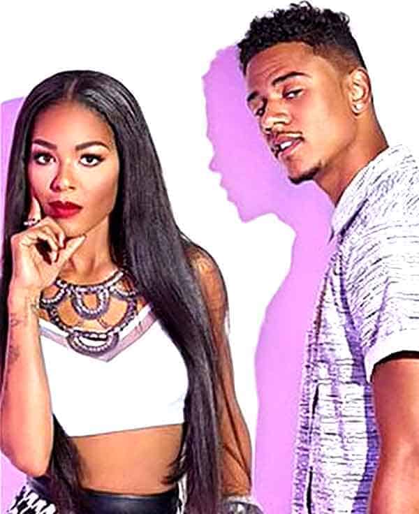 Image of Lil Fizz with his ex-girlfriend Moniece Slaughter