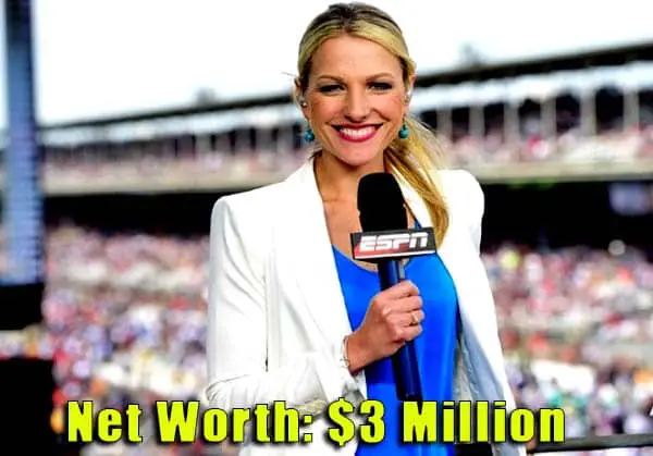 Image of Journalist, Lindsay Czarniak net worth is $3 million