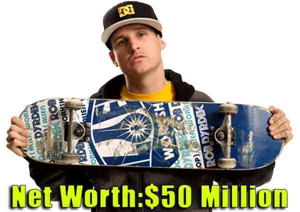 Image of Skateboarder, Rob Dyrdek net worth is $50 million