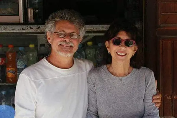 Image of Steven Raichlen with his wife Barbara Seldin