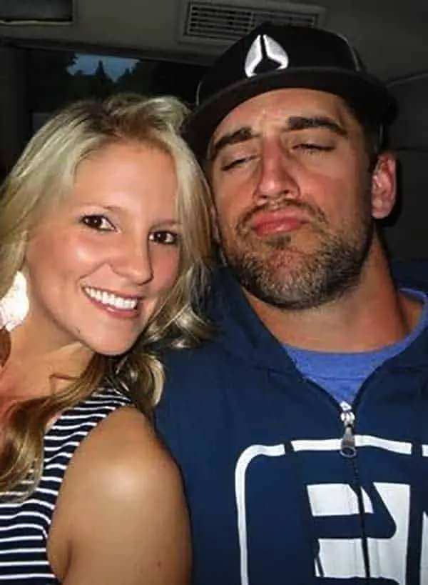 Image of Aaron Rodgers with Destiny Newton