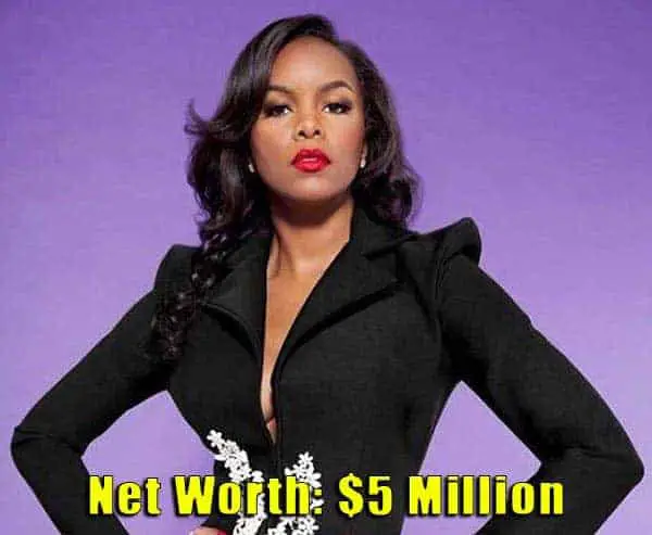 Image of Singer, LeToya Luckett net worth is $5 million