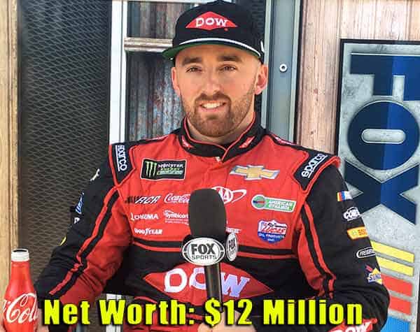 Image of American Racing Driver, Austin Dillon net worth is $12 million