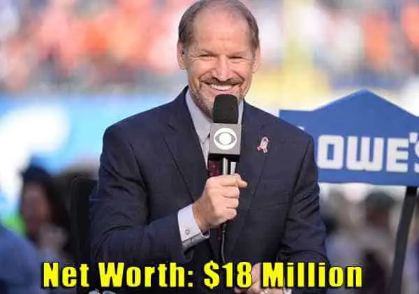 Image of American Football Player, Bill Cowher net worth is $18 million