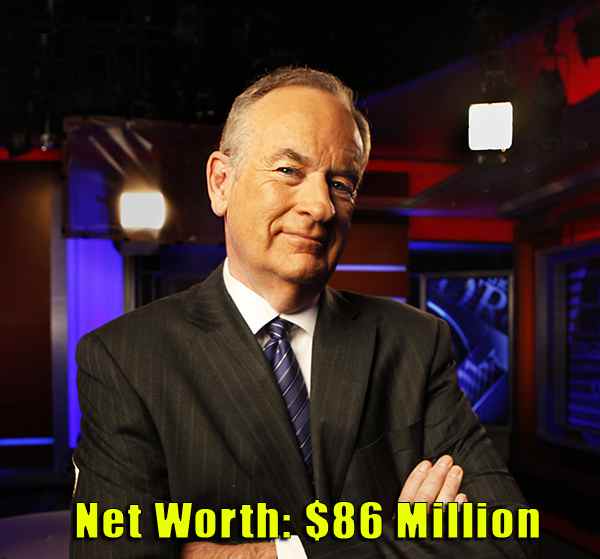 Image of American Journalist, Bill O'Reilly net worth is $86 million