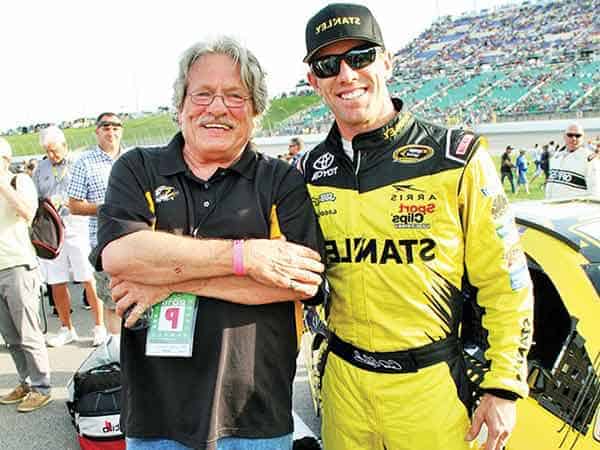 Image of Carl Edwards with his father Carl Edwards Sr