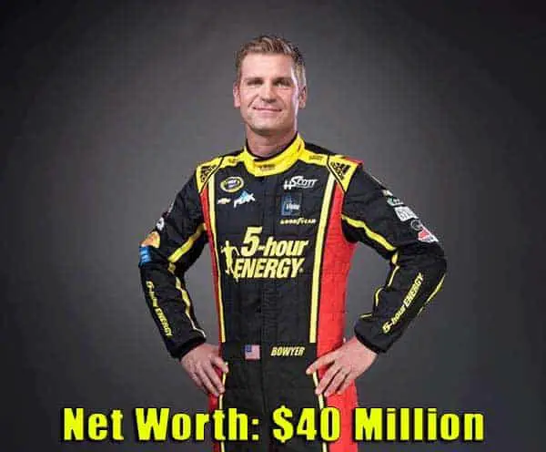 Image of Racing Driver, Clint Bowyer net worth is $40 million