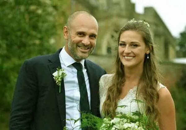 Image of Ed Stafford with his wife Laura Bingham