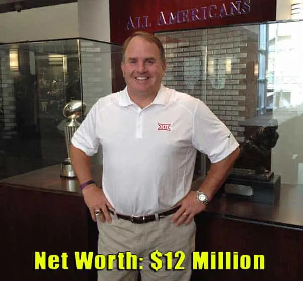 Image of American Football Player, Gary Patterson net worth is $12 million