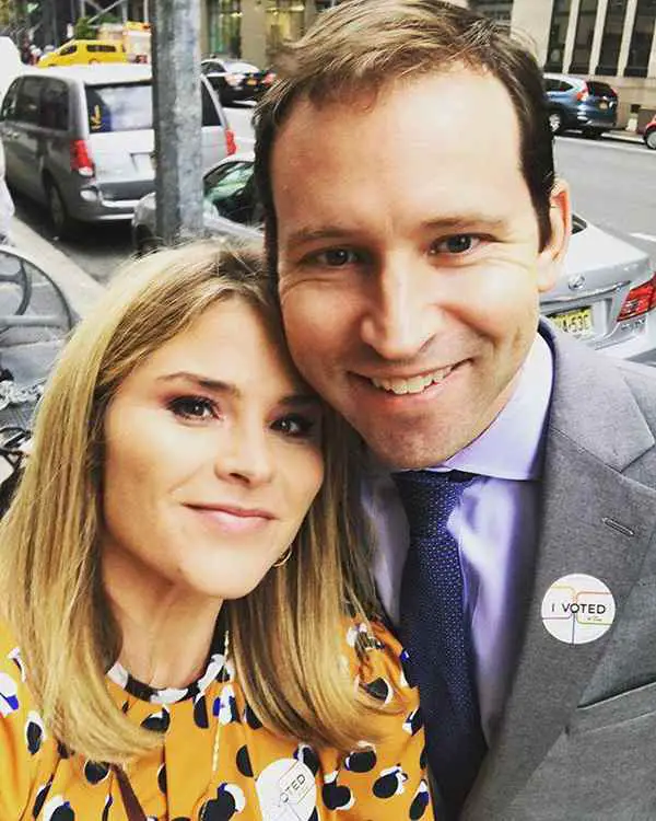 Image of Jenna Bush Hager with her husband Henry Hager