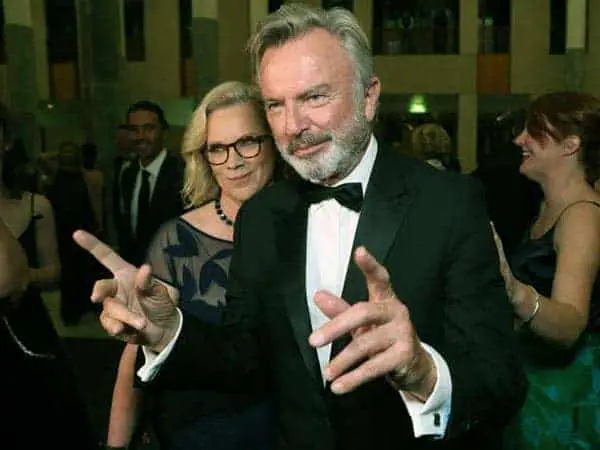 Image of Laura Tingle with her partner Sam Neill.