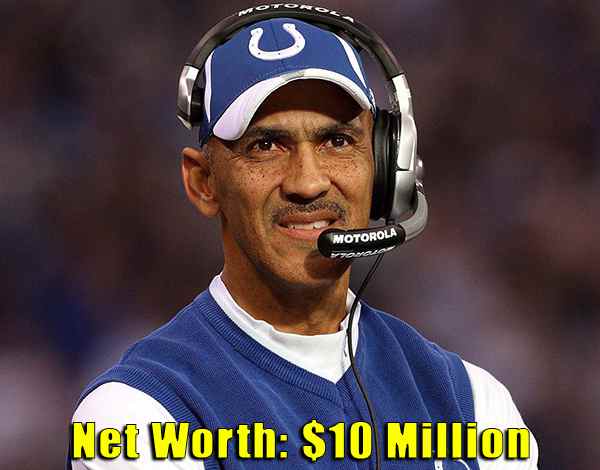 Image of American Football Player, Tony Dungy net worth is $10 million