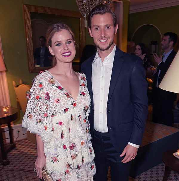 Image of Alice Eve with her ex-husband Alex Cowper-Smith