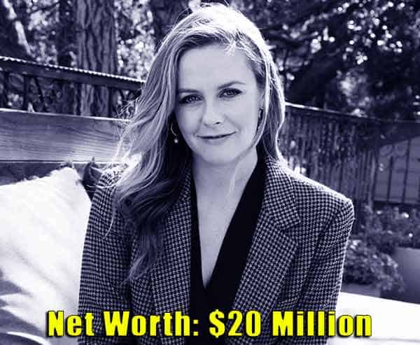 Image of American actress, Alicia Silverstone net worth is $20 million