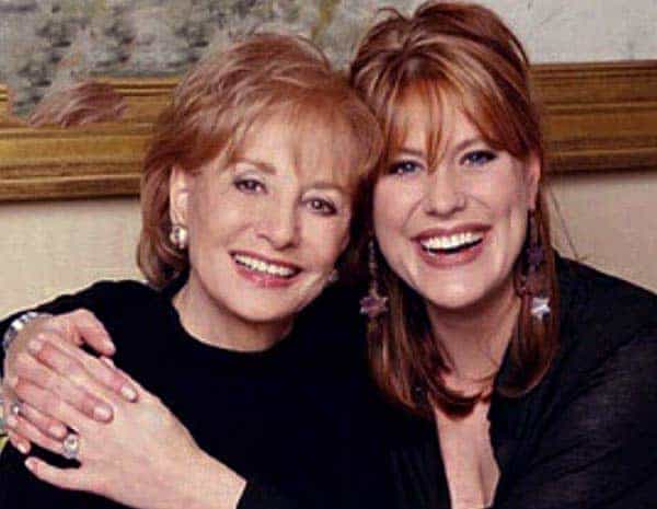 Image of Barbara Walters with her daughter Jacqueline Dena Guber