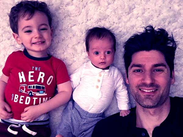 Image of Ben Aaron with his kids