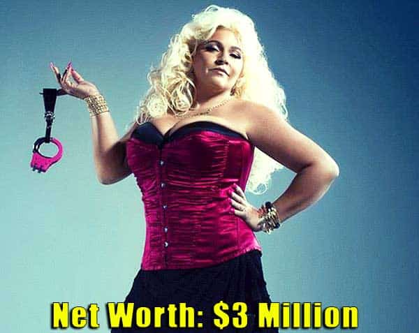 Image of Dog the Bounty Hunter cast Beth Smith net worth is $3 million