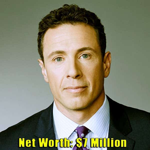 Image of TV Journalist, Chris Cuomo net worth is $7 million