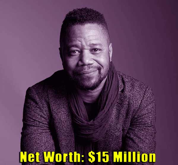 Image of American actor, Cuba Gooding Jr net worth is $15 million