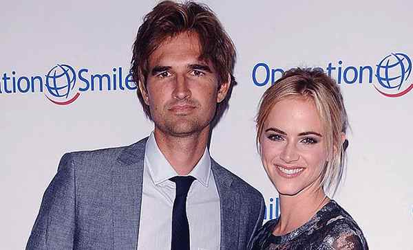 Image of Emily WIckersham with her husband Blake Anderson Hanley