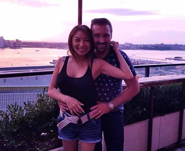 Image of Freddy Harteis with his ex-wife Jeannie Mai