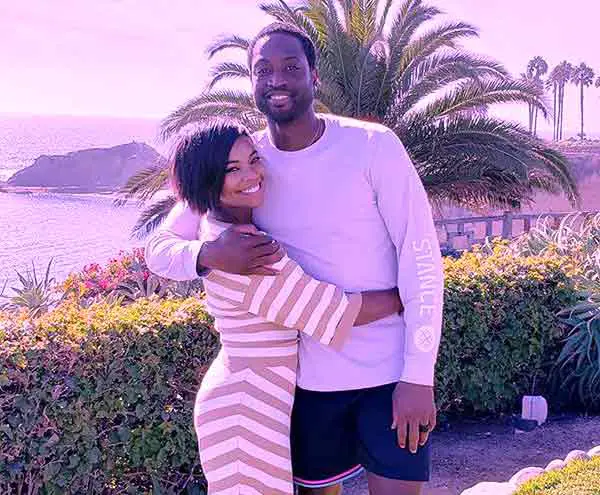 Image of Gabrielle Union with her husband Dwayne Wade