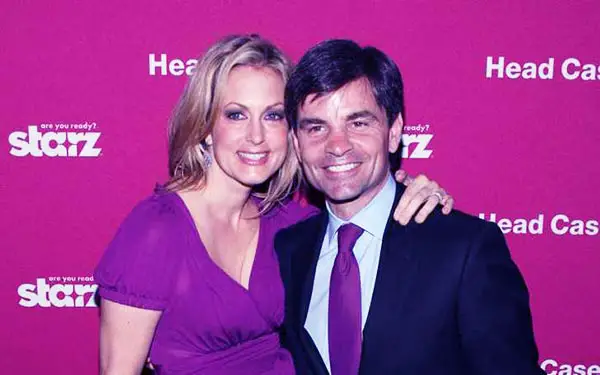 Image of George Stephanopoulos with his wife Ali Wentworth