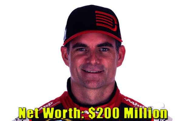 Jeff Gordon, a picture of the American racing driver, is worth $ 200 million