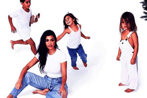 Image of Kourtney Kardashian with her kids