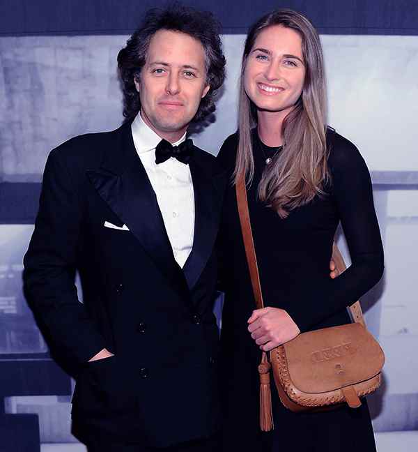 Image of Lauren Bush with his husband David Lauren