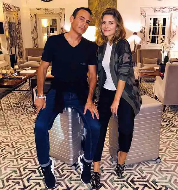 Image of Maria Menounos with her husband Keven Undergaro