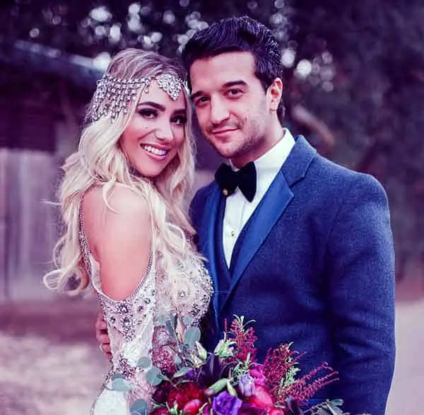 Image of Mark Ballas with his wife BC Jean