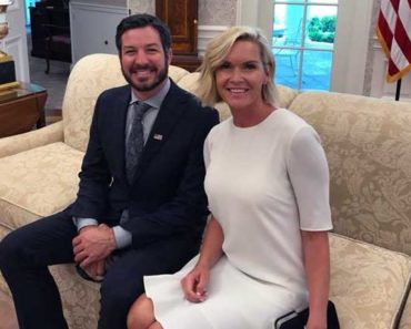 Image of Martin Truex Jr. and Sherry Pollex engaged.Or are they already Married.