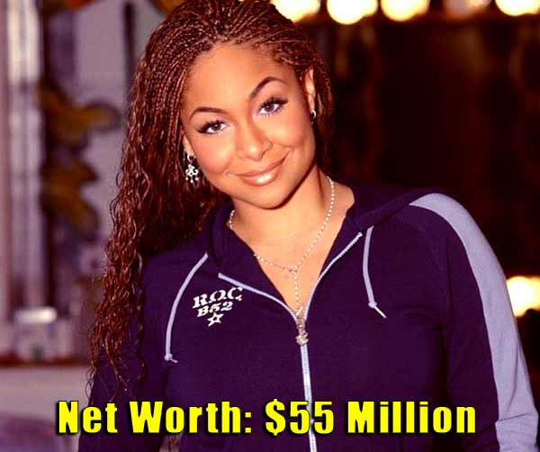 Image of American Actress, Raven Symone net worth is $55 million