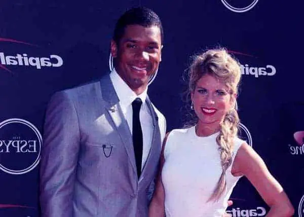 Image of Russell Wilson with his ex-wife Ashton Meem.