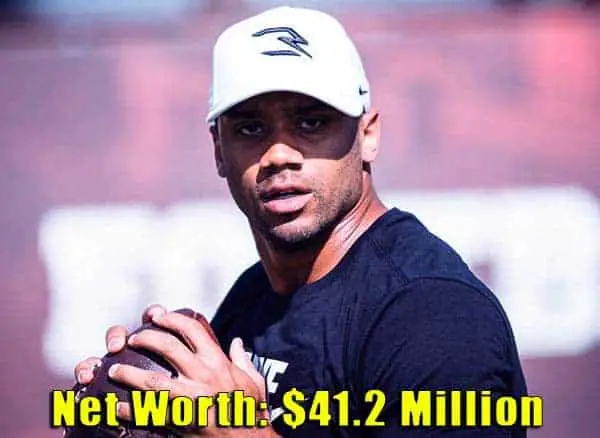 Image of Baseball Player, Russell Wilson net worth is $41.2 million