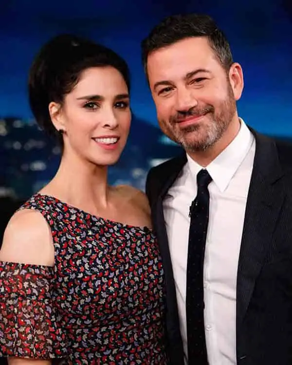 Image of Sarah Silverman with her ex-husband Jimmy Kimmel