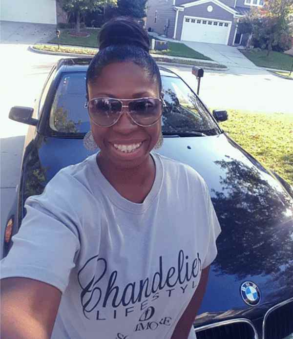 Image of Actor, Sommore BMW car