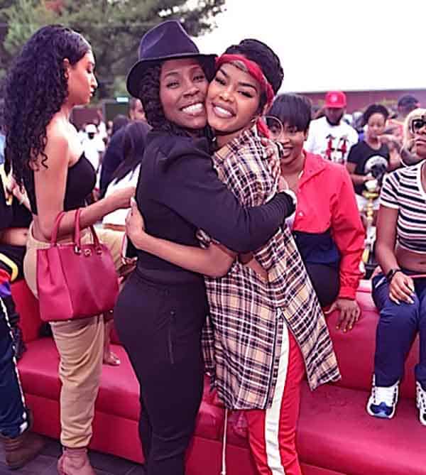 Image of Teyana Taylor with her mother Nikki Taylor