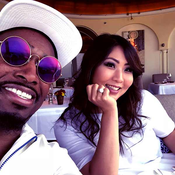 Image of Eddie Griffin with his wife Rochelle