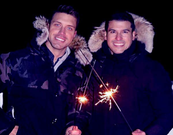 Image of Gio Benitez with his husband Tommy DiDario