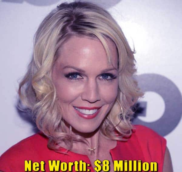 Image of American actress, Jennie Garth net worth is $8 million