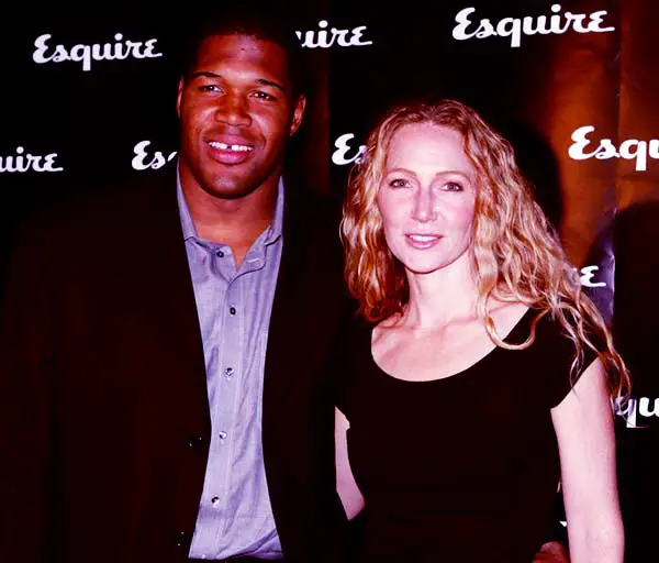 Image of Michael Strahan with his ex-wife Jean Muggli