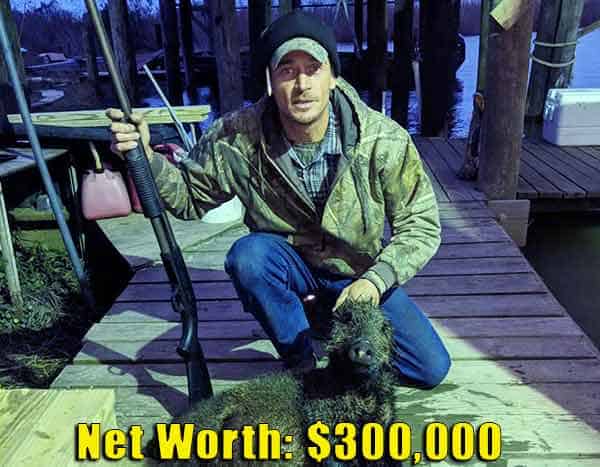 Image of Swamp People cast Tommy Chauvin net worth is $300,000