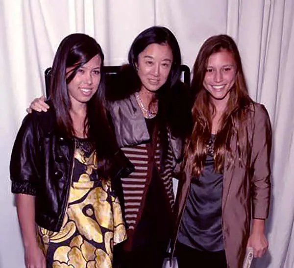 Image of Vera Wang with daughter's Cecilia & Josephine Becker
