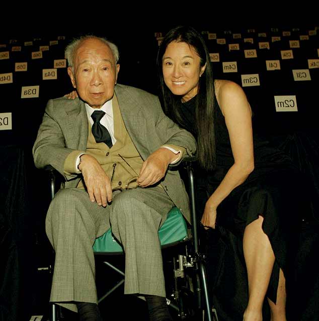 Image of Vera Wang with her father Cheng Ching Wang.