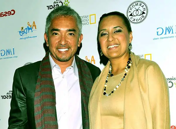 Image of Cesar Millan with his ex-wife Ilusion Millan