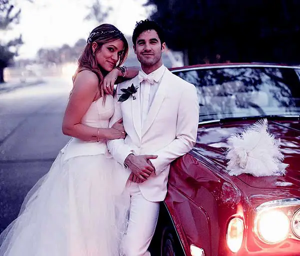 Image of Darren Criss and Mia Swier's Wedding